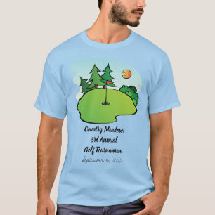 Golf Tournoi Country Club Charity T-shirt d'événem