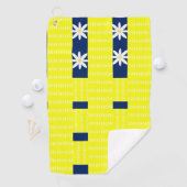Golf Towel Floral Golfhanddoek (Insitu)