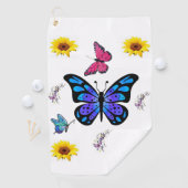 Golf Towel Floral Golfhanddoek (Insitu)