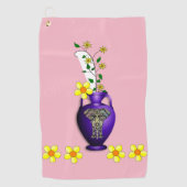 Golf Towel Floral Golfhanddoek (Voorkant)