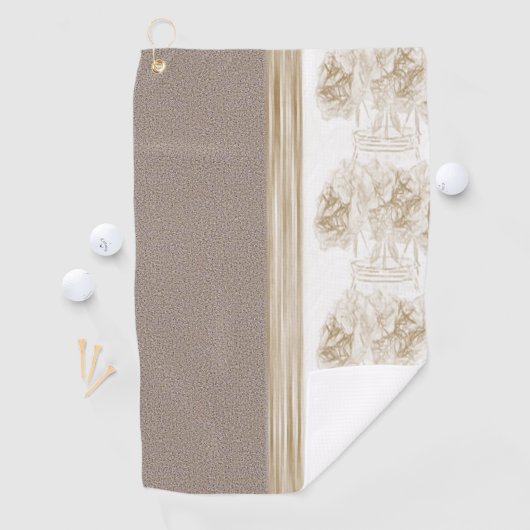Golf Towel Floral Golfhanddoek (Insitu)