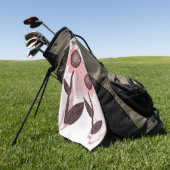 Golf Towel Floral Golfhanddoek (Groen)