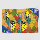 Golf Towel Floral Golfhanddoek (Horizontaal)
