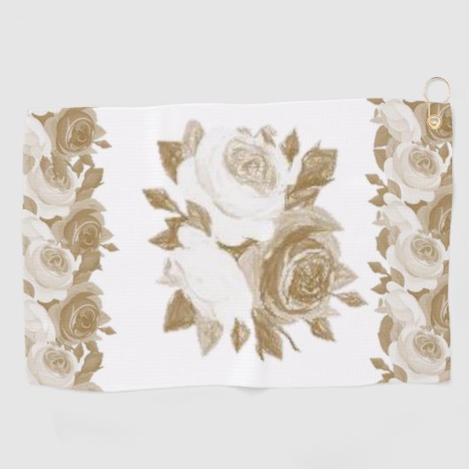 Golf Towel Floral Golfhanddoek (Horizontaal)
