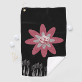 Golf Towel Floral Golfhanddoek (Insitu)