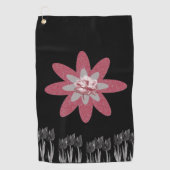 Golf Towel Floral Golfhanddoek (Voorkant)