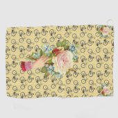 Golf Towel Floral Golfhanddoek (Horizontaal)