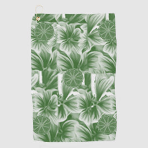 Golf Towel Floral Golfhanddoek