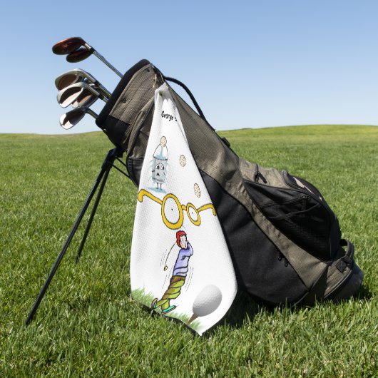 Golf Towel Golfhanddoek (Groen)
