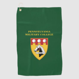 GOLF TOWEL (groen) met PMC SEAL logo Golfhanddoek