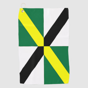 Golf Towel met vlag van Monterey City, Verenigde S Golfhanddoek