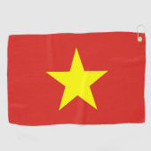 Golf Towel met vlag van Vietnam Golfhanddoek (Horizontaal)
