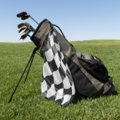 Golf Towel Racing Flag  Golfhanddoek (Groen)