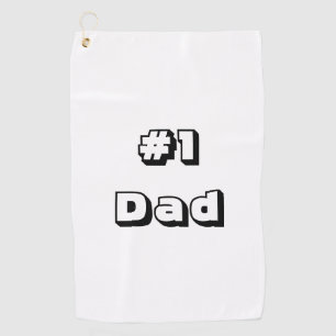 Golf Towel White Golf Towel, pap Golfhanddoek