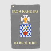 Golf Towel with Military Crest Golfhanddoek (Voorkant)