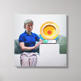 Golf Trophy - Afdrukken van platte Canvas