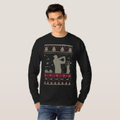 Golf Ugly Kerstmis T-shirt (Voorkant volledig)