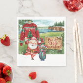 Golf Ugly Sweater Christmas Party Servet (Insitu)