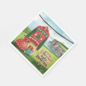 Golf Ugly Sweater Christmas Party Servet (Hoek)