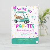 Golf Uitnodiging (Staand voorkant)