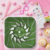 Golf Uitstapje Vierkant Papieren Bord (Feest)