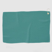 Golf Une serviette de main à texture de gaufre sarcelle (Horizontal)