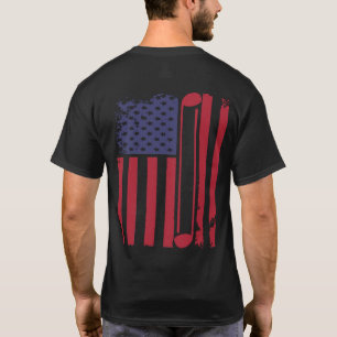 Golf USA-vlag T-shirt