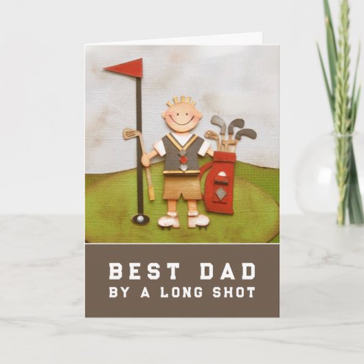 Golf Vader Vaderdag Kaart (Voorkant)