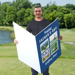 Golf Vaderdag 4 Fotocollage Kaart voor Golfers