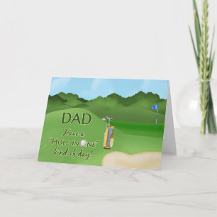 Golf Vaderdag voor pa - Hole in One Kaart