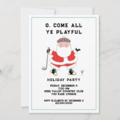 Golf Vakantie Party Kaart (Voorkant)