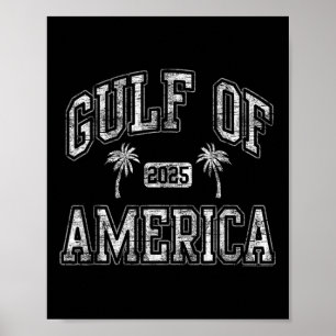Golf van 2025 Amerika Palmbomen Grappig Poster