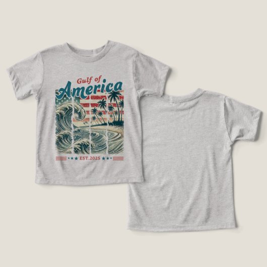 Golf van Amerika (Ontwerp Voorkant & Achterkant)