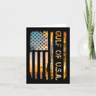 Golf van Amerika 2025 Amerikaanse vlag Bea Kaart