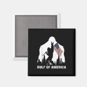 Golf van Amerika 2025 Grappige  vlag van de VS Magneet (Voorkant / Achterkant)