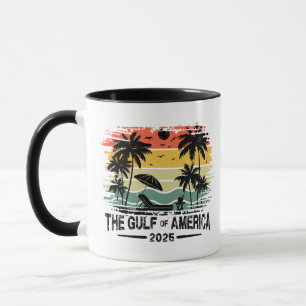 Golf van Amerika  Amerikaans patriottisch ontwerp Mok