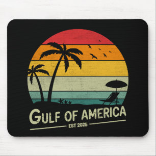 Golf van Amerika  Amerikaans patriottisch ontwerp Muismat