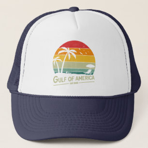 Golf van Amerika Amerikaans patriottisch ontwerp Trucker Pet