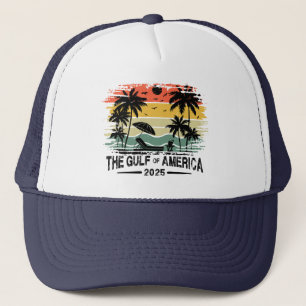 Golf van Amerika Amerikaans patriottisch ontwerp Trucker Pet