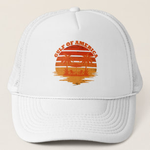 Golf van Amerika Amerikaans patriottisch ontwerp Trucker Pet