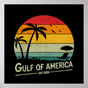 Golf van Amerika  Amerikaans patriottisch Poster
