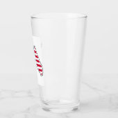 Golf van Amerika Bierglas Glas (Links)