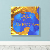 GOLF VAN AMERIKA CANVAS AFDRUK (Insitu (Houten vloer))