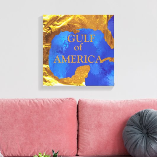 GOLF VAN AMERIKA CANVAS AFDRUK (Insitu (Woonkamer))