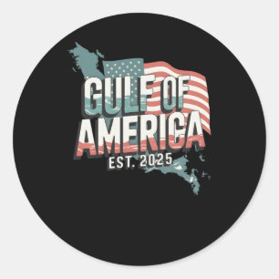 Golf van Amerika EST 2025 1 Ronde Sticker