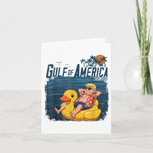 Golf van Amerika EST 2025 4 juli Funny Trum Kaart
