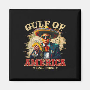  Golf van Amerika EST 2025 Funny Trump Magneet