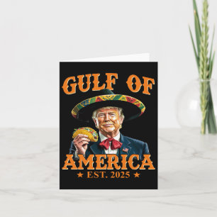 Golf van Amerika EST 2025 Grappige Trump Kaart