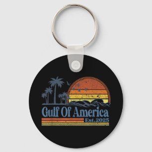 Golf van Amerika EST 2025 Retro Beach 1 Sleutelhanger