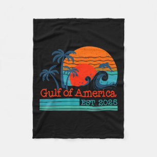 Golf van Amerika EST 2025 Retro Beach Fleece Deken